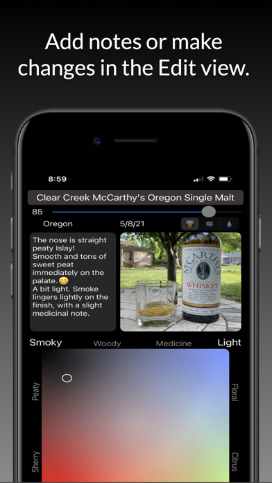 Whisky Tastings Screenshot