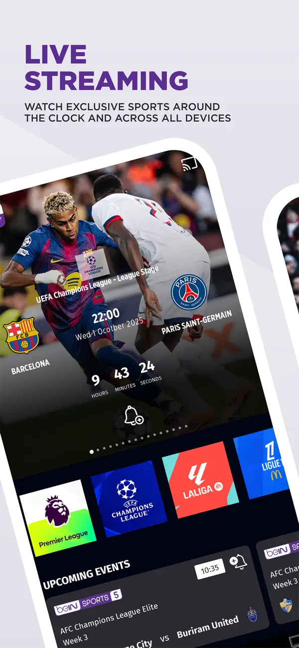Screenshot #1 pour beIN CONNECT (MENA)