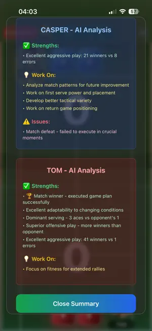 Tennis Counter: Score Tracker screenshot 4