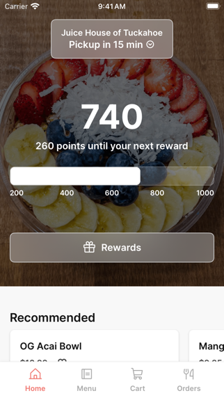 Juice House of Tuckahoe app screenshot