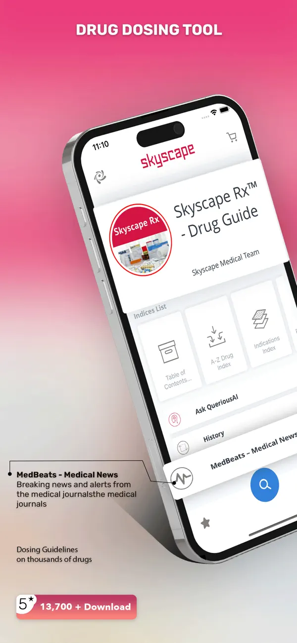 Screenshot #1 pour Skyscape Rx - Drug Guide