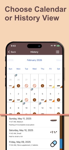 Poop Tracker - Toilet Log app screenshot 2