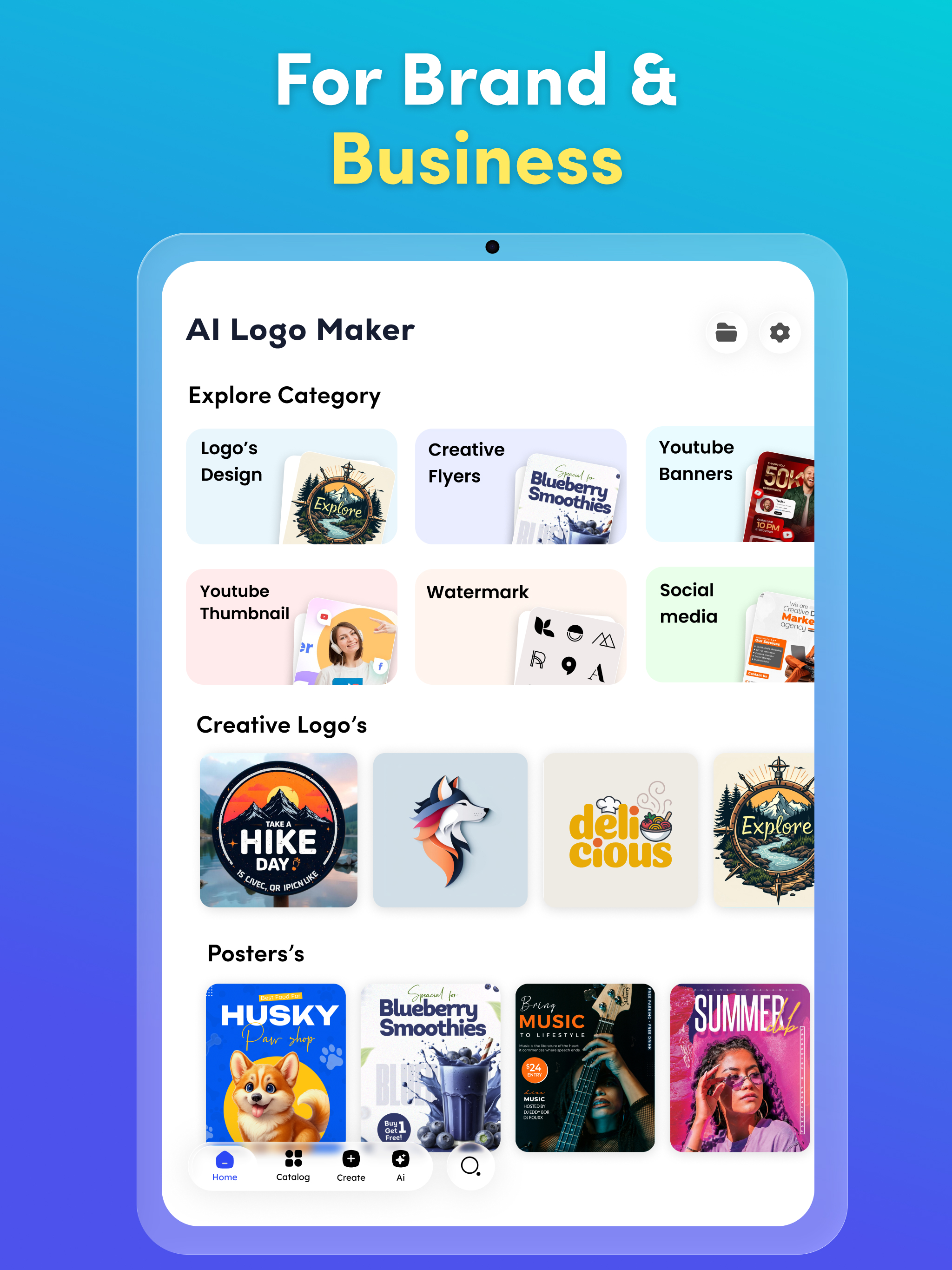 Logo Maker & AI Graphic Design