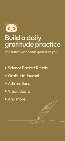 Grateful Panda: Calm Gratitude screenshot