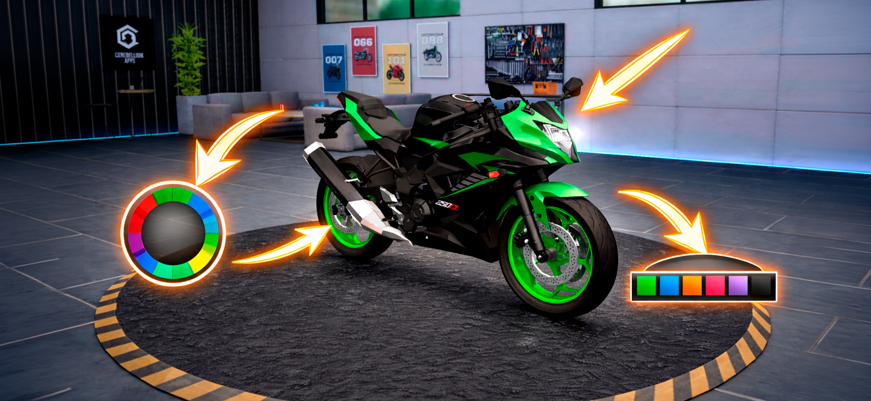 Motorcycle Real Simulator screenshot 8