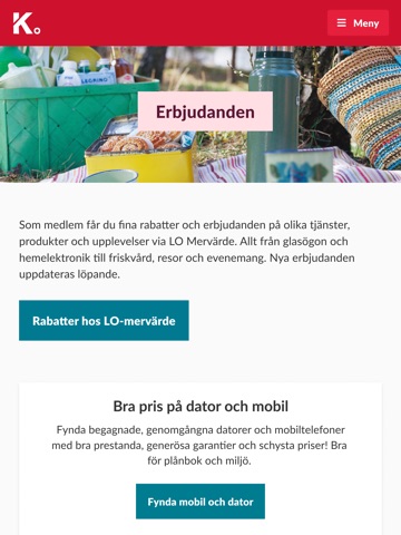 Kommunal Mina sidor iPad screenshot 2