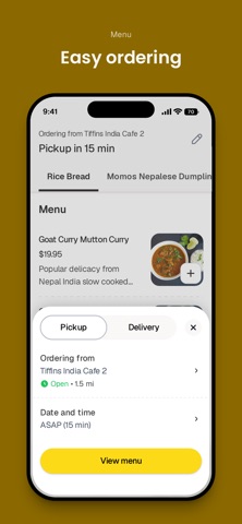 Tiffin's India Cafe - Longmont iPhone screenshot