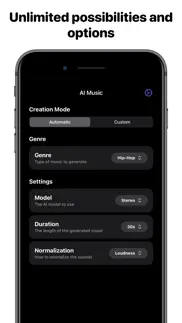 ai music generator, song maker iphone screenshot 2