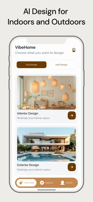 VibeHome - AI Decor Design screenshot 2