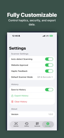 The QR Scanner & Generator Pro Screenshot 5 of 5