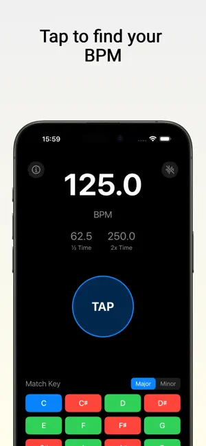 RhythmKey - Find BPM & Keys screenshot 1