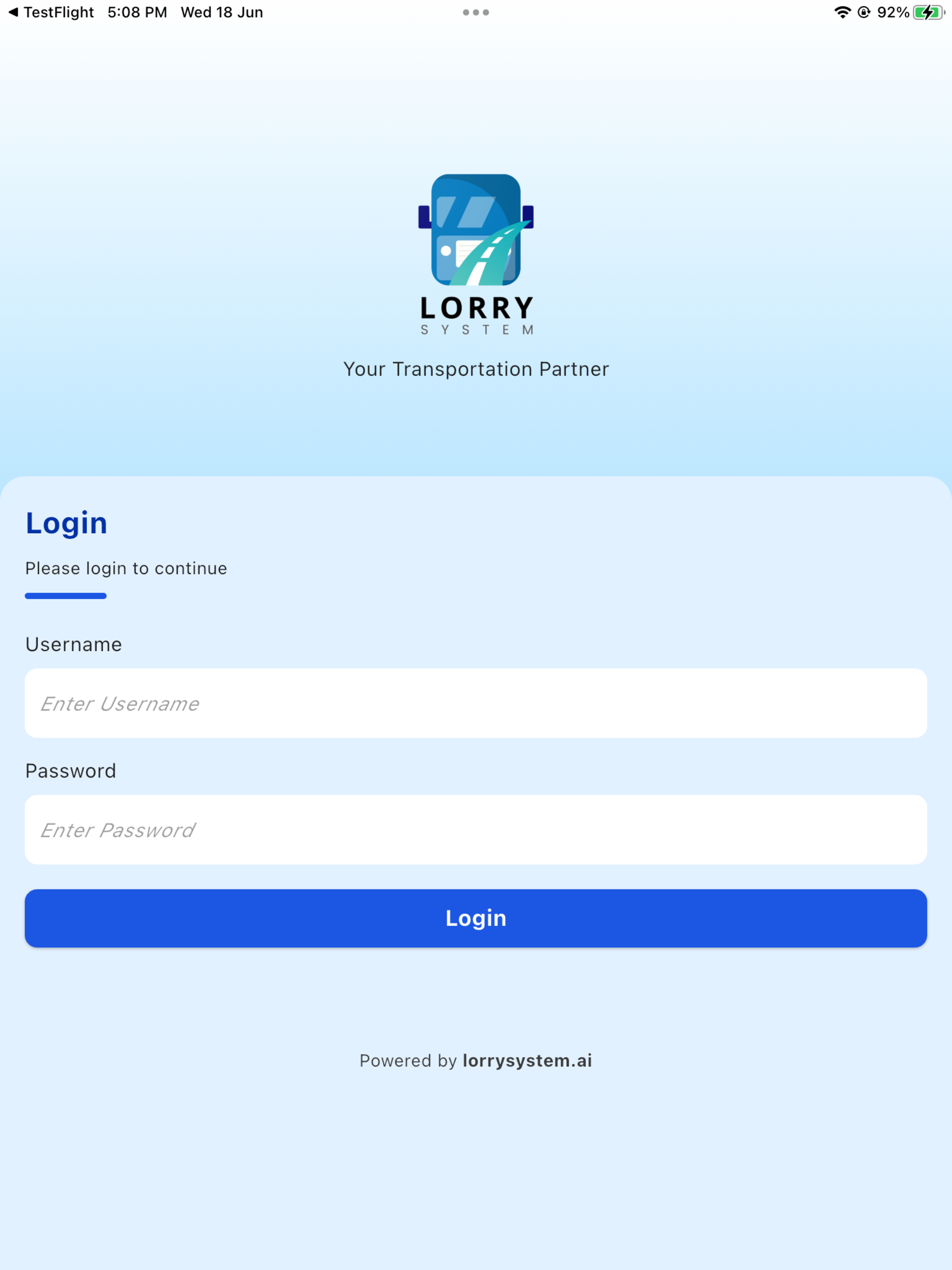 Lorrysystem screenshot 5