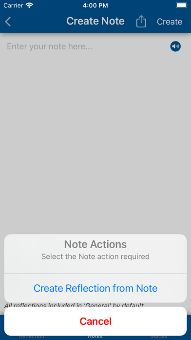 JOTTER REFLECTIONS Screenshot