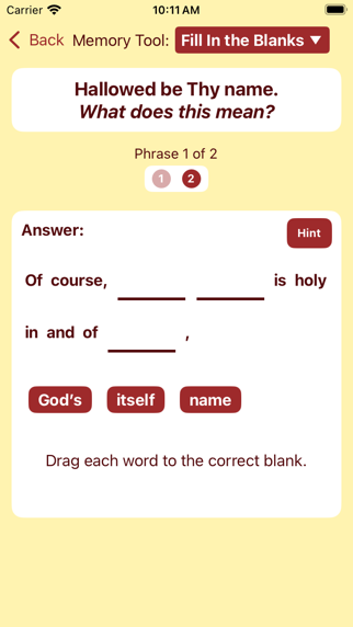 Lutheran Catechism iPhone screenshot 3 - Reference app