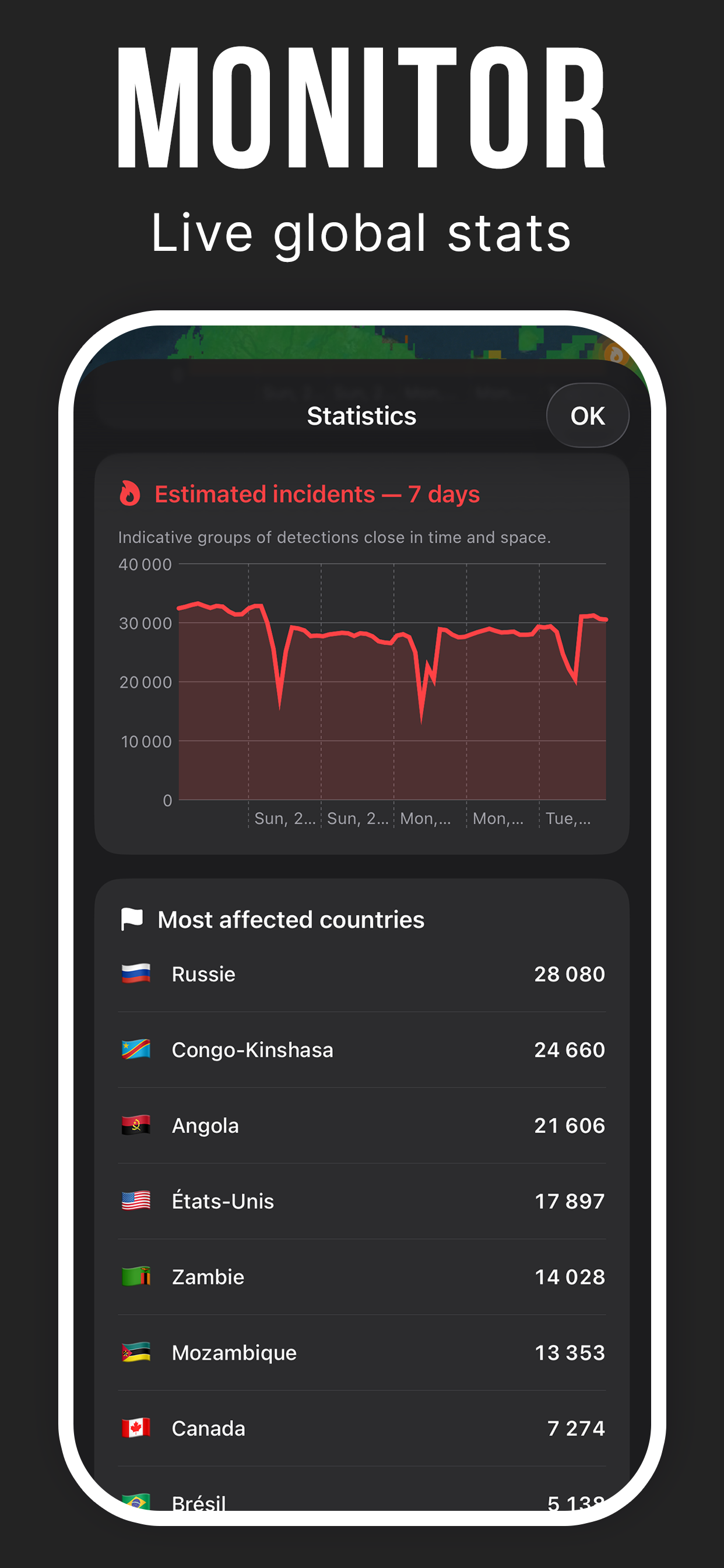 FireRadar - Wildfire Map screenshot 4
