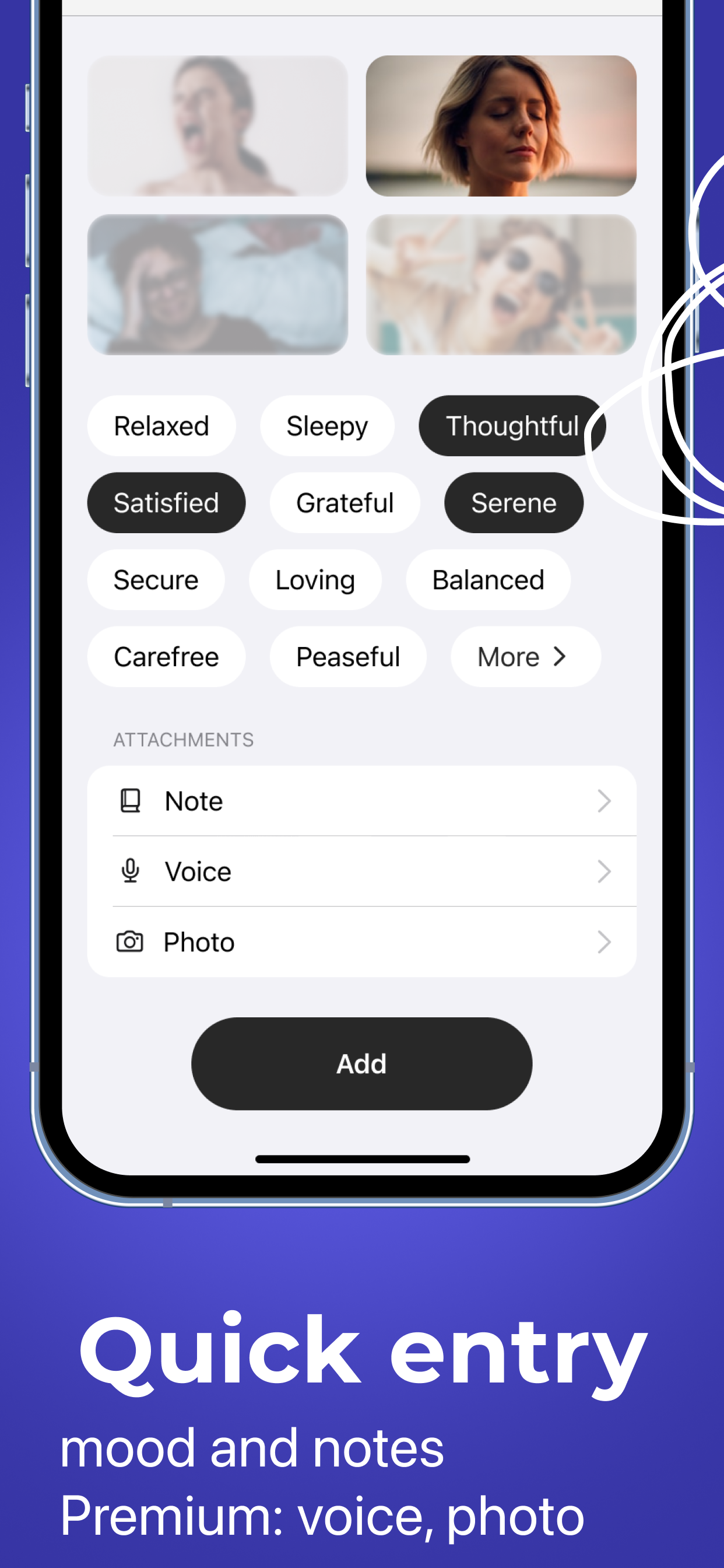 Mental Calm: Self Mood Tracker