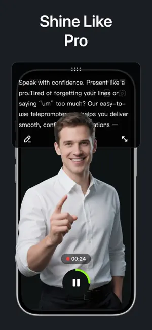 Teleprompter: Prompt Smart Pro screenshot 1