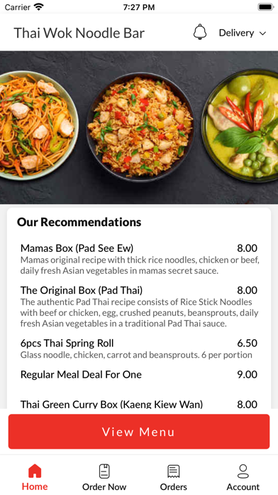Thai Wok Noodle Bar Screenshot