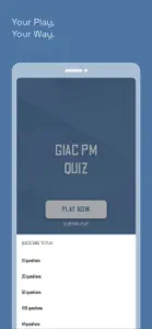 GIAC PM Quiz screenshot #4 for iPhone