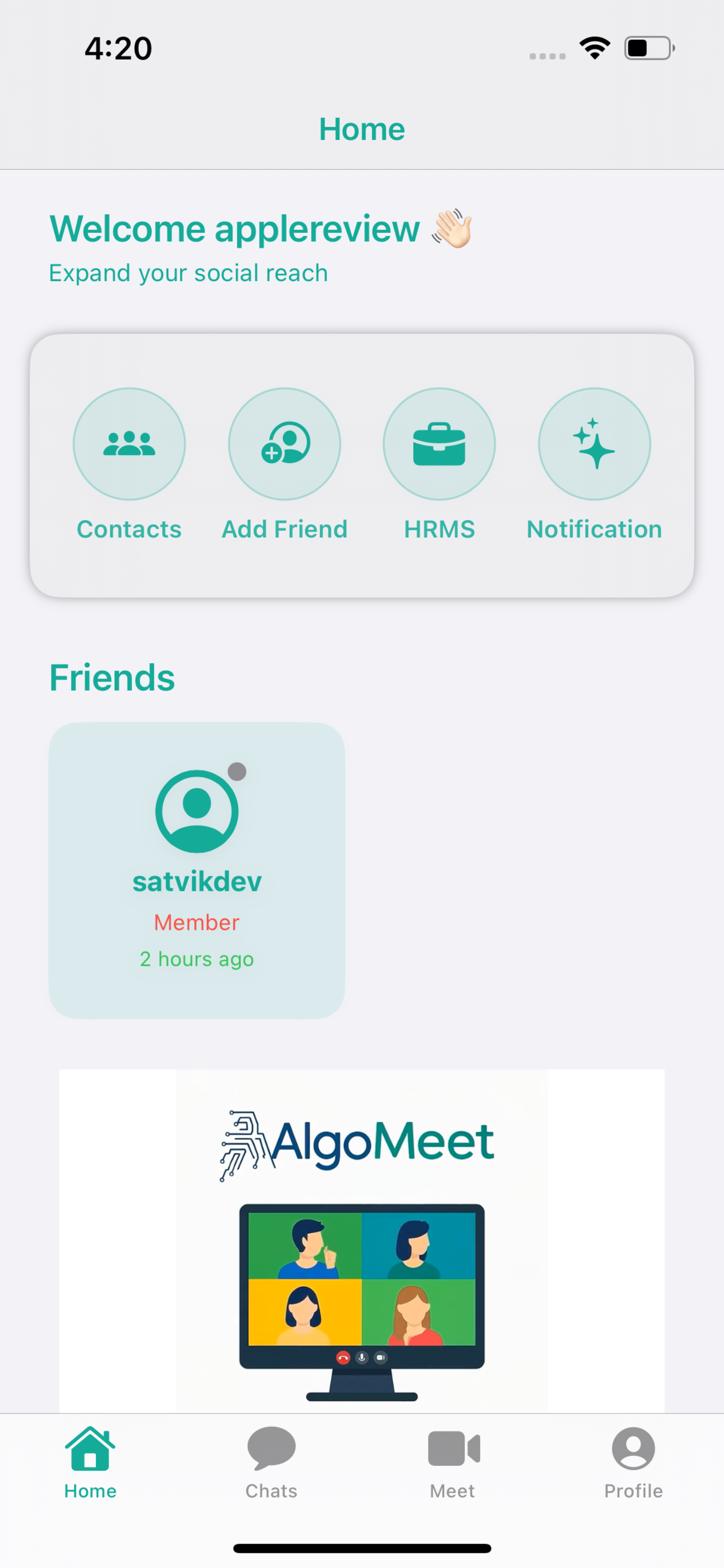 AlgoMeet screenshot 3