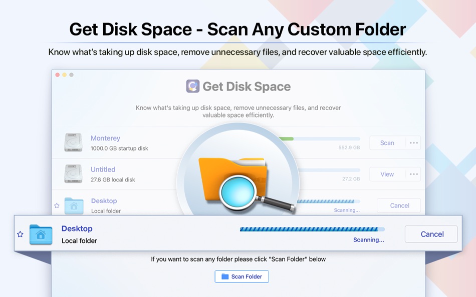#4. Get Disk Space (macOS) Podle: Shrishail Rana