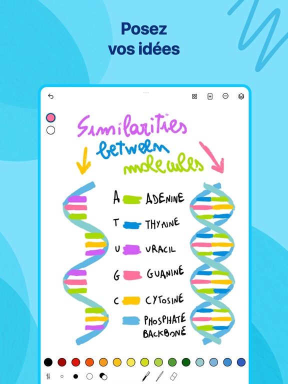 Screenshot #4 pour Tayasui Memopad - Notes, toile