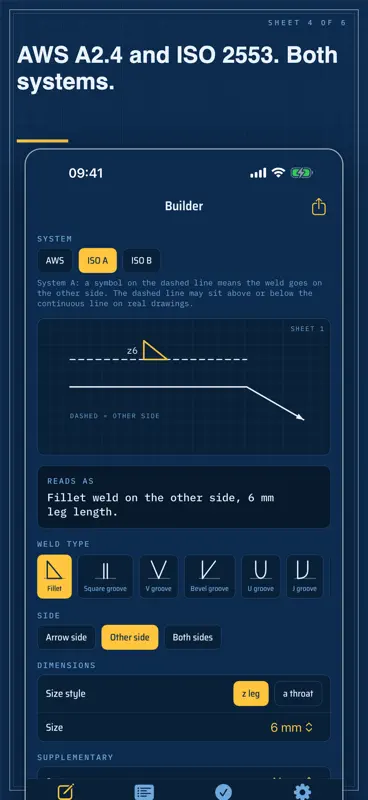 Welding Symbols Pro screenshot 4 of 6