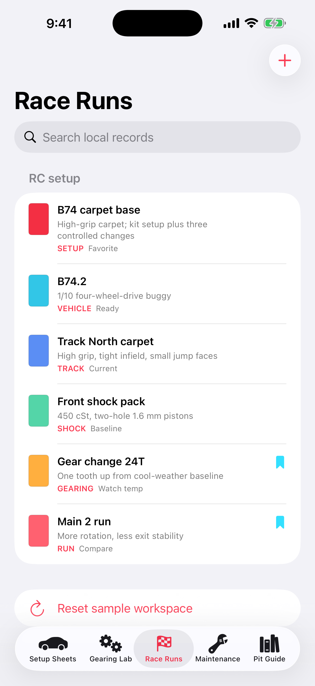 Apexsheet: RC Setup screenshot 3 of 3