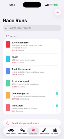 Apexsheet: RC Setup screenshot