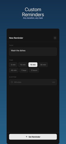 TaskTimer: Reminders & Alarms Screenshot 2 of 4