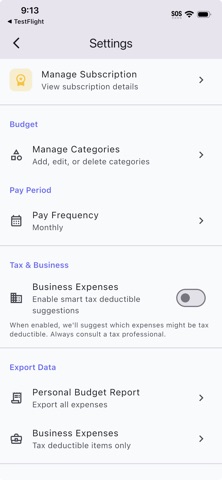 PayChunk - Cash Budget App iPhone screenshot