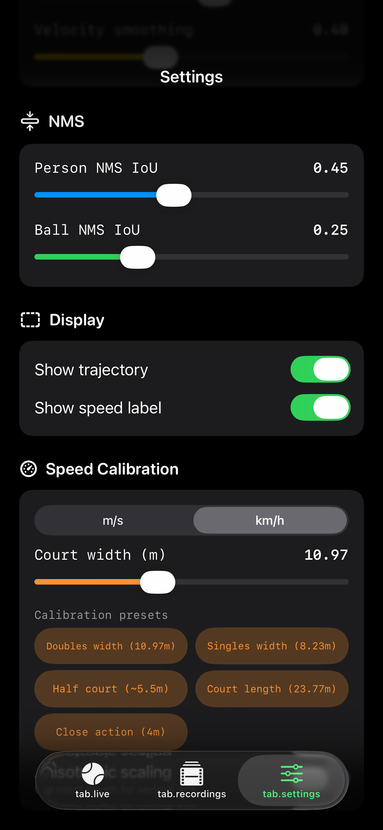 SpeedTennis: Ball Tracker screenshot 3