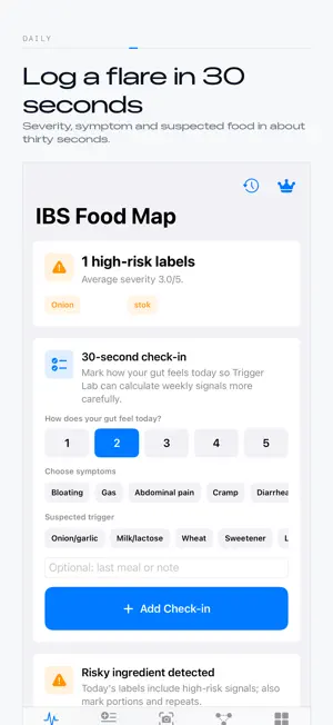 IBS Food Map: FODMAP Tracker screenshot 2