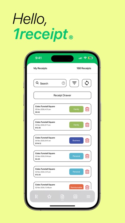 1receipt® | Your E-Receipt Pal