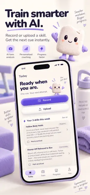 CheckForm Gymnastics: AI Coach screenshot 1