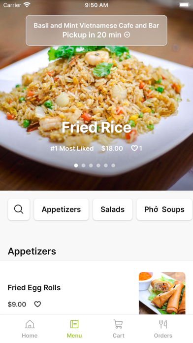 Basil & Mint iPhone screenshot 2 - Food & Drink app