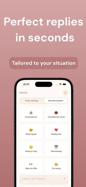 SayLess: AI Text Reply App screenshot 2
