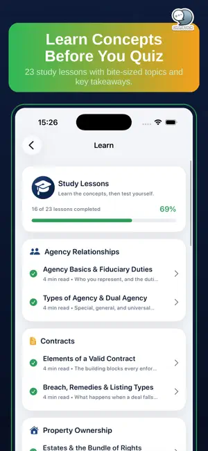 RealEstate License Coach by CS screenshot 2