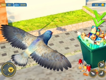 Pigeon Bird Flying Games 3D iPad screenshot