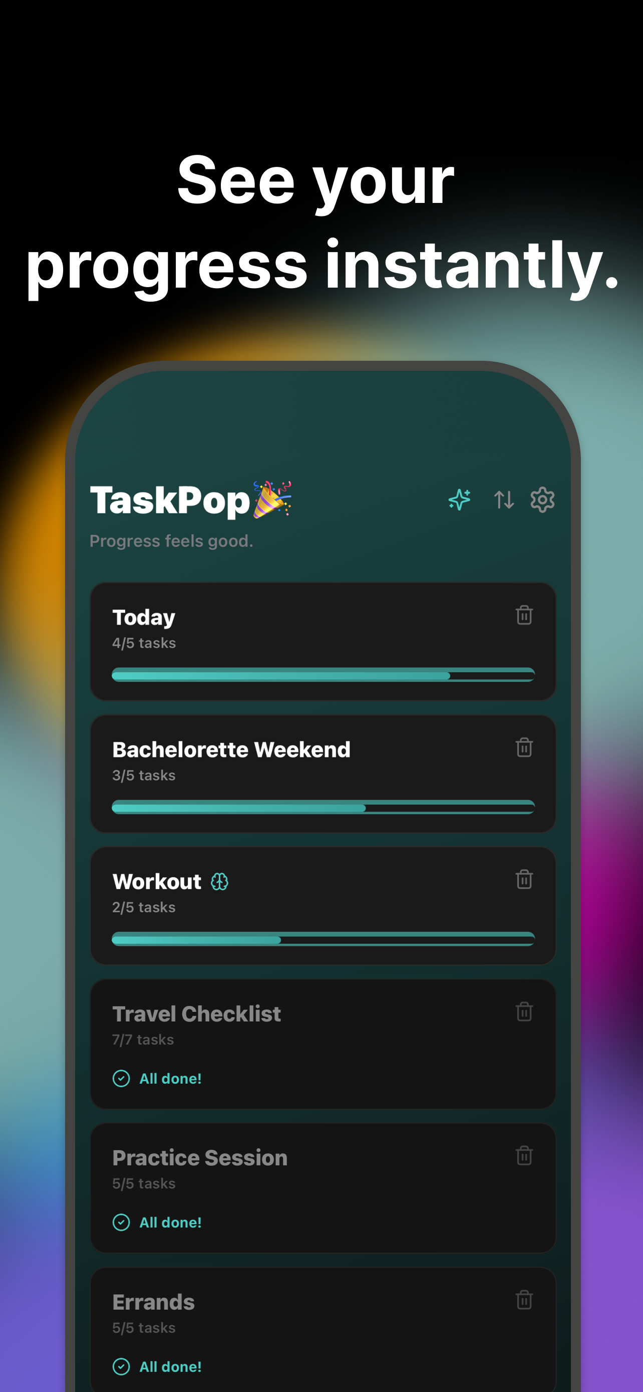 TaskPop: Small Wins Daily screenshot 2