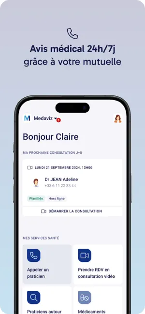 Medaviz iPhone screenshot 2