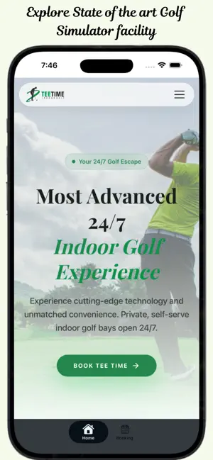 TEETIME INDOOR GOLF screenshot 1