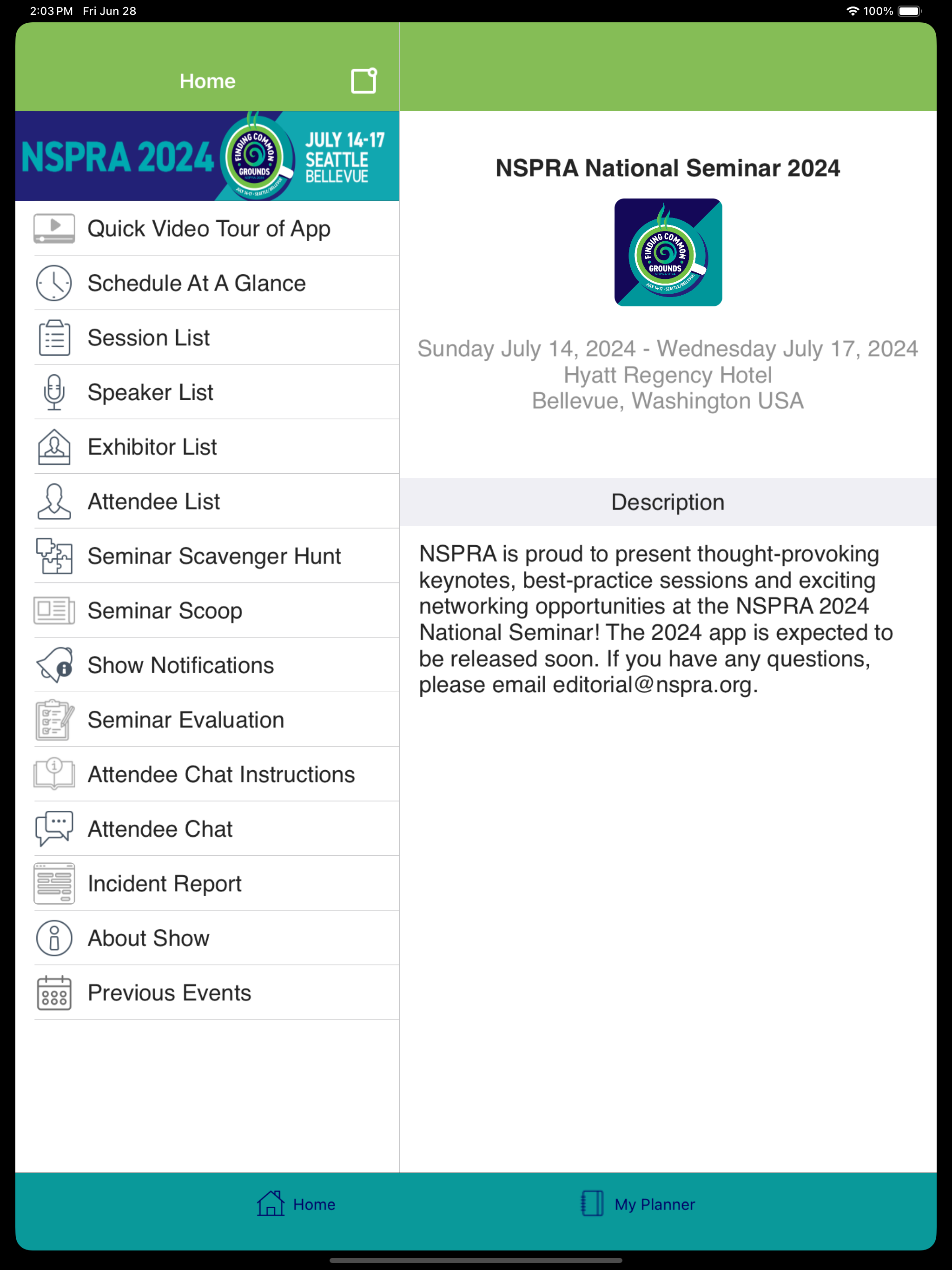 NSPRA Seminar