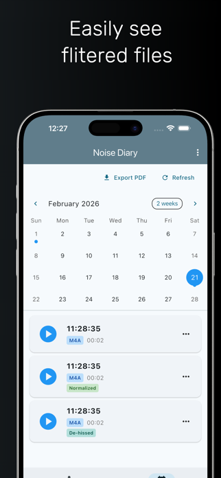 Noise Diary Screenshot 8 of 8