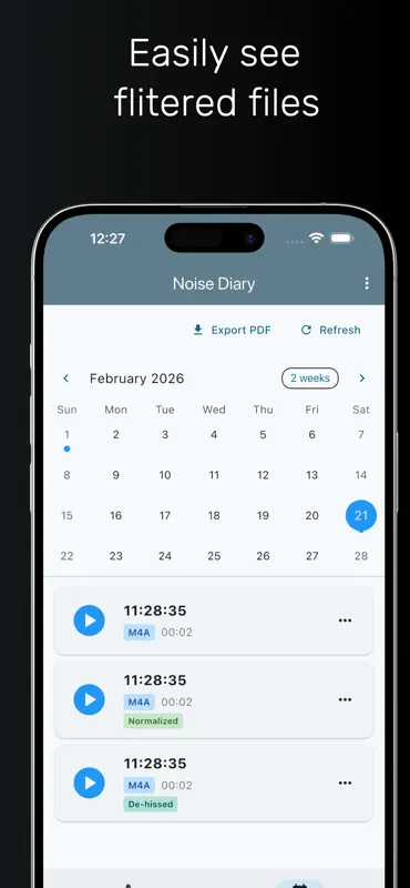 Noise Diary screenshot 8 of 8