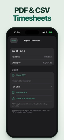 Hourfolio: Work Hours Tracker screenshot 4