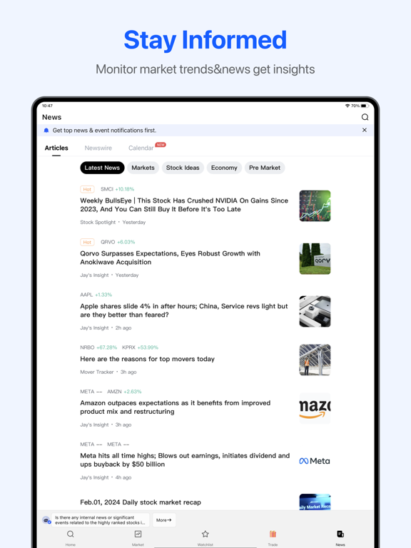 Screenshot #6 pour Stock Screener, crypto tracker