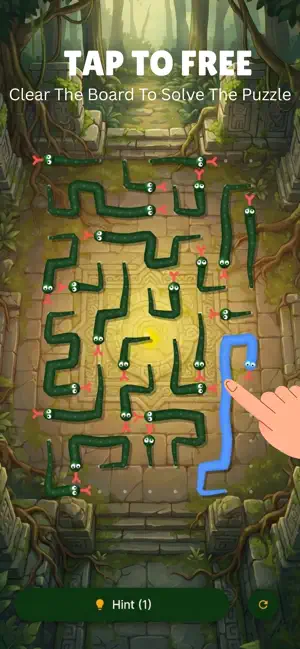 Free The Snakes - Puzzle Game screenshot 2