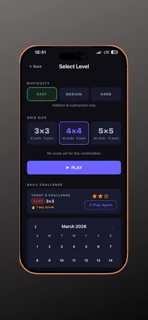 Math Pair: Memory Card Game screenshot 1