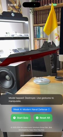 EGK WarShip AR screenshot